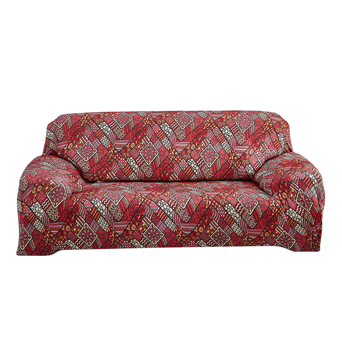 1/2/3/4 Seaters Elastic Sofa Cover Bohemian Digital Printing Chair Seat Protector Stretch Couch Slipcover Home Office Furniture Accessories Decorations