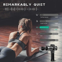 Electric Massage Gun for Muscle Relaxation, High Frequency Body Massager with Portable Bag for Fitness
