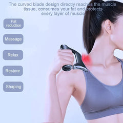 Electric NMES Scraping Fascia Micro-current Massage for Muscle Relaxation and Pain Rehabilitation
