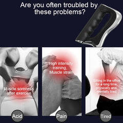 Electric NMES Scraping Fascia Micro-current Massage for Muscle Relaxation and Pain Rehabilitation