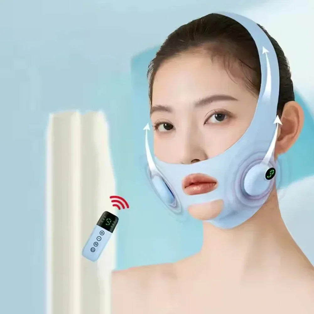 EMS V Line Face Lift Belt, Slimming Facial Shaper, Double Chin Remover, Skin Care Beauty Device