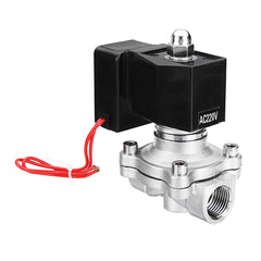 1/2" AC220V Normally Closed Stainless Steel Energy Saving Electric Solenoid Valve Direct Motion