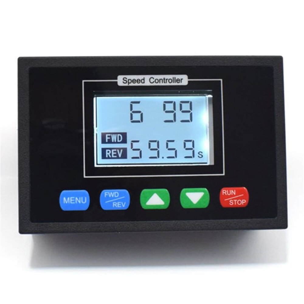 Fully Automatic Digital PWM Motor Speed Controller DC 12V 24V 36V 48V 40A Time Reversible U1JB Speed Meter