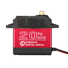 Waterproof 20KG High Speed Metal Gear 180/270 Digital Servo For 1/8 1/10 1/12 Scale RC Cars