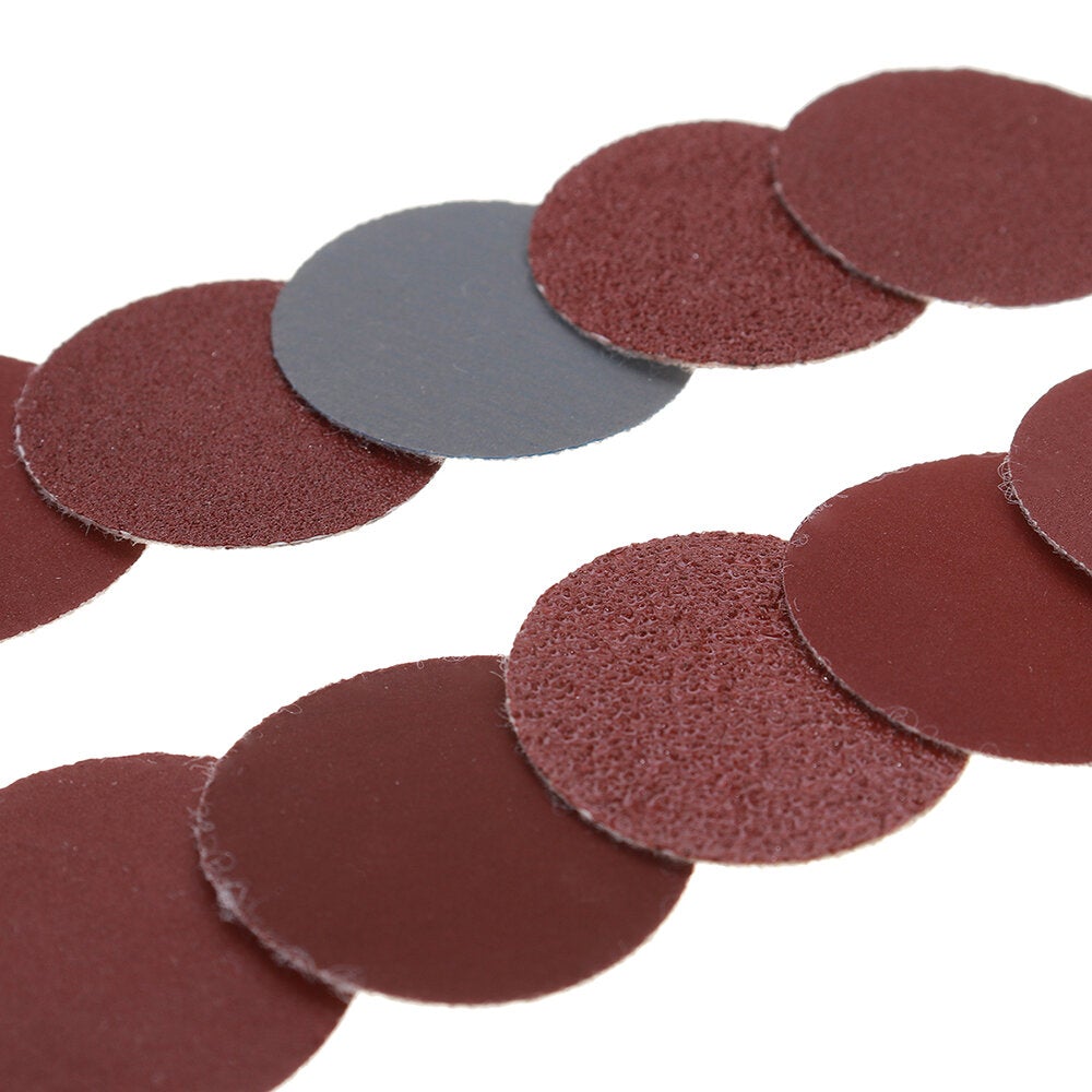 102Pcs 1 Inch Hook and Loop Sanding Disc 80-3000 Grit Sandpaper Abrasive Paper with 1/8'' Shank Adapter for Polishing