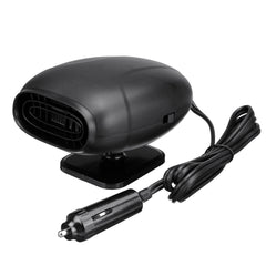 3-IN-1 12V/24V Portable Vehicle Heater 360 Rotating Car Auto Electric Heater Heating Cooling Fan Defroster Demister