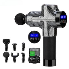 Electric Massage Gun for Muscle Relaxation, High Frequency Body Massager with Portable Bag for Fitness