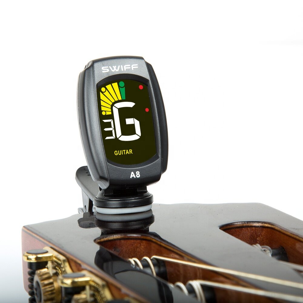 Electric Clip-on Music Guitar Tuner for Ukulele Tuner for Bass