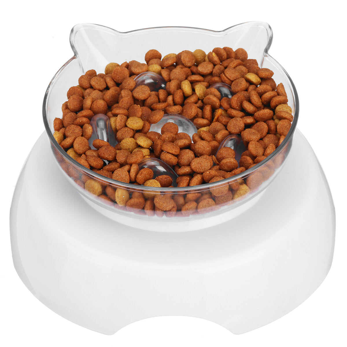 Pet Slow Eat Feeding Food Bowls Dog Puppy Down Eating Feeder Dish Prevent Obesity Pet Dogs Supplies Cat Puppy Drinking