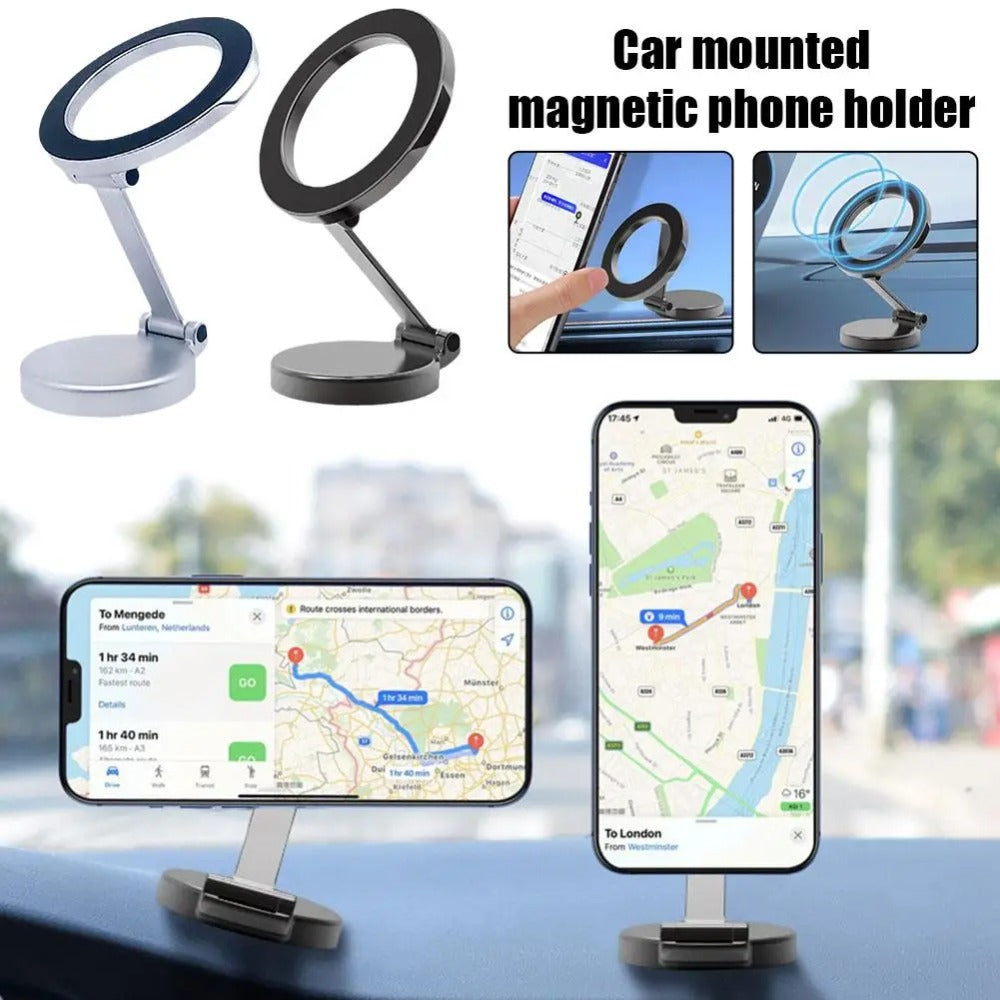 Magnet Car Phone Holder for iPhone 14 13 12 Pro Max - Vehicle Mobile Support