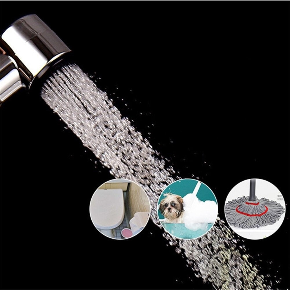 ABS Toilet Nozzle Bidet Pet Flushing Handheld Small Shower Head Flusher G1/2