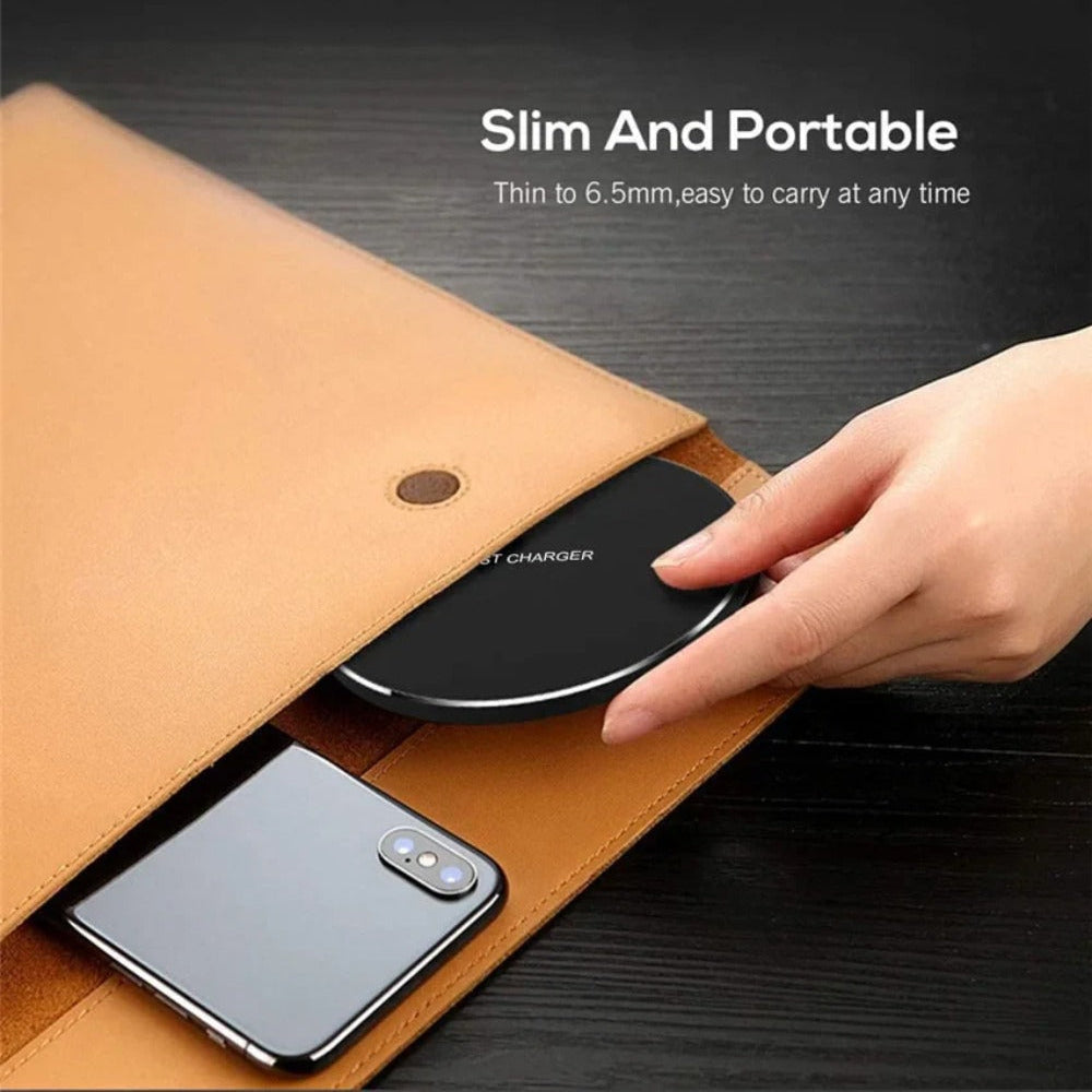 200W Fast Wireless Charger Pad for iPhone, Samsung, Xiaomi, Hui