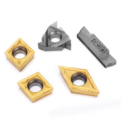 5pcs 16mm Shank Lathe Turning Tool Holder Boring Bar CNC Tools Set with Carbide Inserts and Wrenches