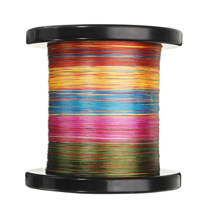 1000M Fishing Line Multi-color Colorful 10 Meters/ Color Super PE Braided 8 Strand Weaves