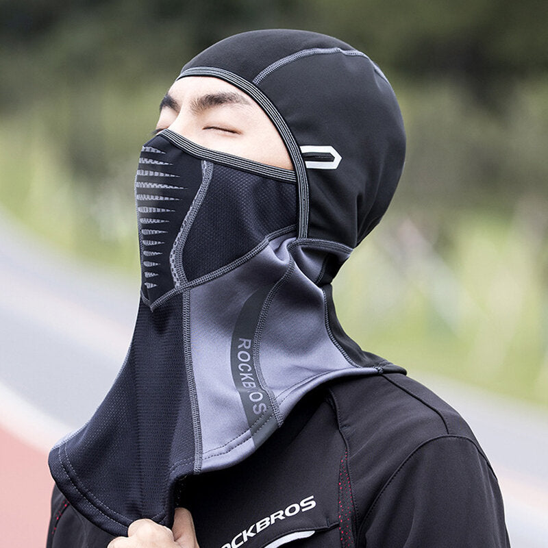 Winter Ski Cycling Mask Windproof Fleece Warm Hat Scarf Men Thermal Face Mask Cover