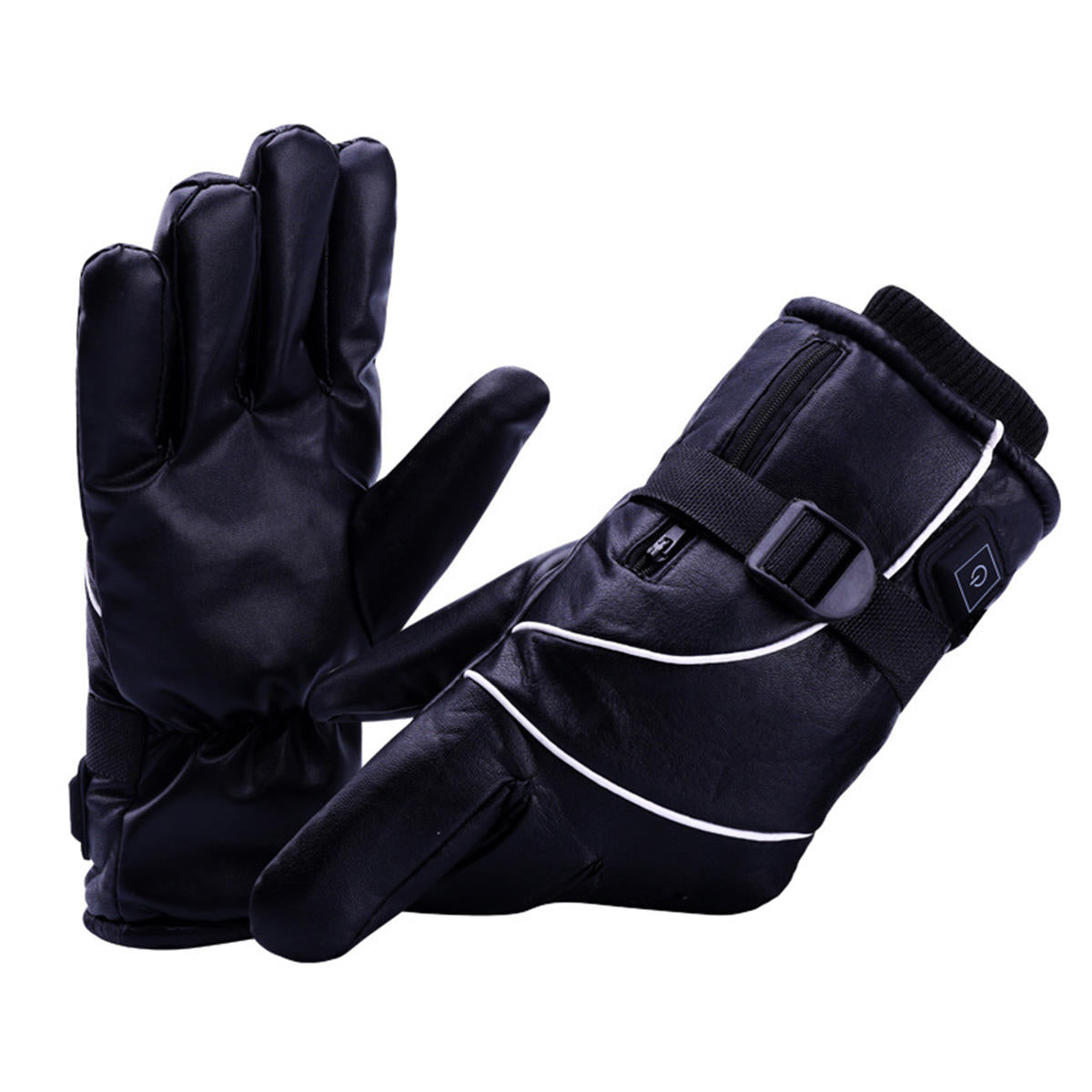 4000/6000mAh Electric Battery Heating Gloves Men Women Winter Heated Warmer Sport Protector