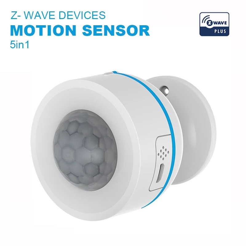 PIR Motion Detector with Temperature Humidity Light Sensor Work With Smartthing Vera,700series
