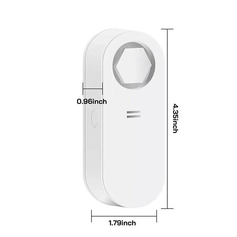 433MHz 120dB Wireless WIFI Waterproof Water Leak Flooding Sensor Alarm with Buzzer