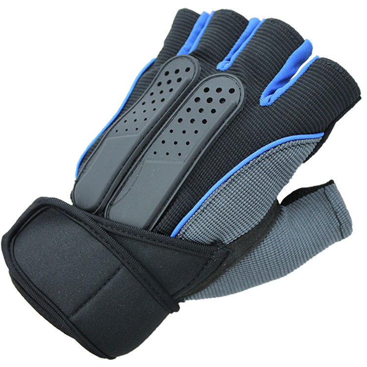 1 Pair Anti-slip Half Fingers Gloves Outdoor Fitness Sports Exercise Training Gym Gloves