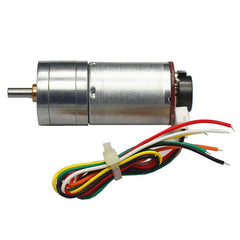 6V 100RPM Encoder Motor DC Gear Motor with Fixed Support Mounting Bracket