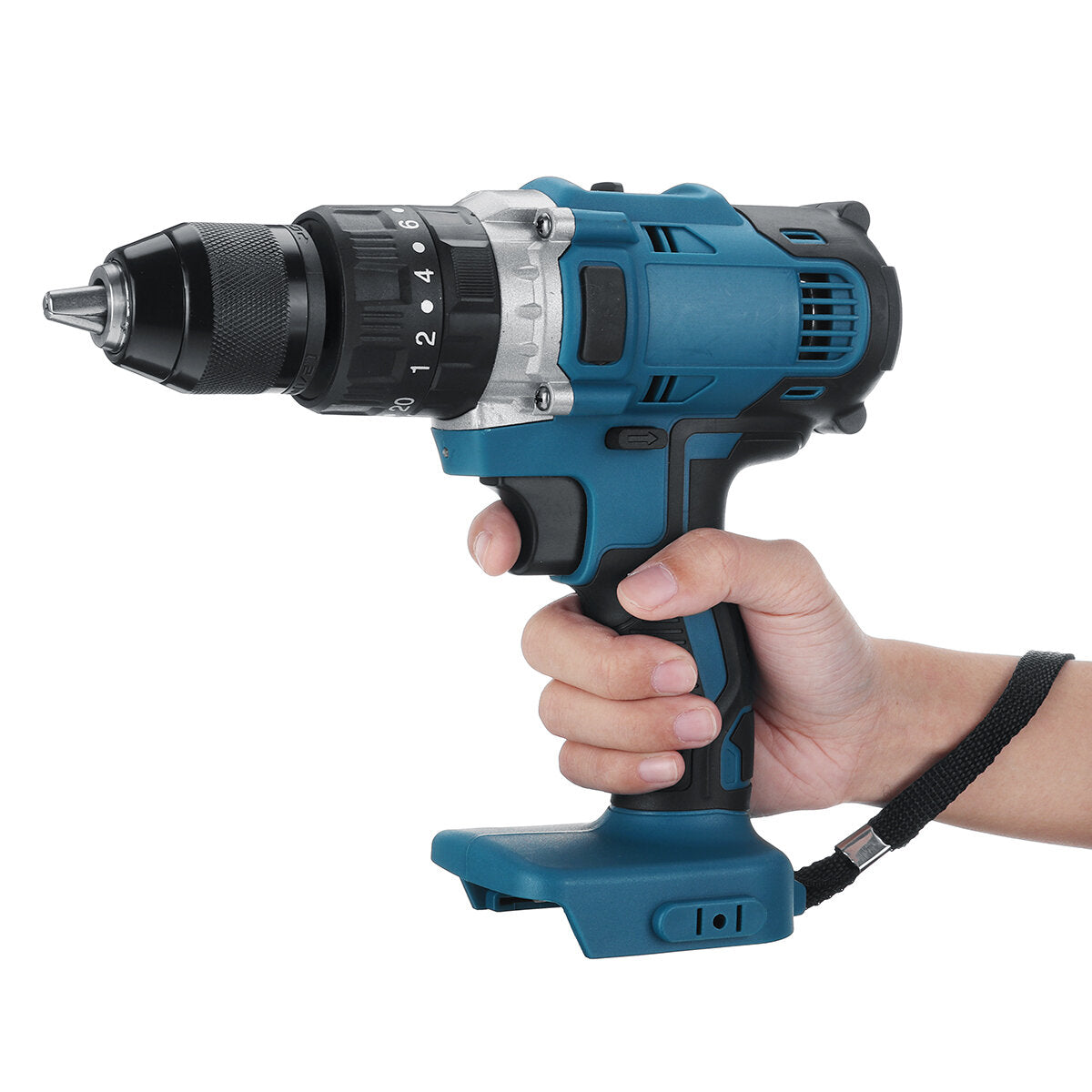 18V 95Nm Cordless Impact Drill 2 Speeds Electric Screwdriver For 18V Makita Battery