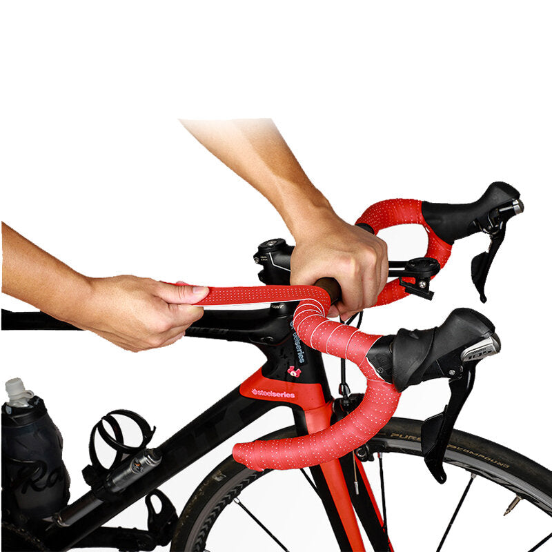 2PCS Soft Bicycle Handlebar Strap Anti-slip Wear-resistant EVA Bike Handlebar Tape Road Bike Grip Tape