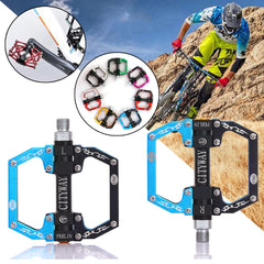 Aluminum Alloy Mountain Bike Flat Platform Sealed Bearing Axle 9/16" Cycling Bicycle Pedals