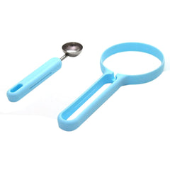 2Pcs/set Fruits Scoops Peeler Spoon Cutter Melons Dig Ball Kitchen Gadget