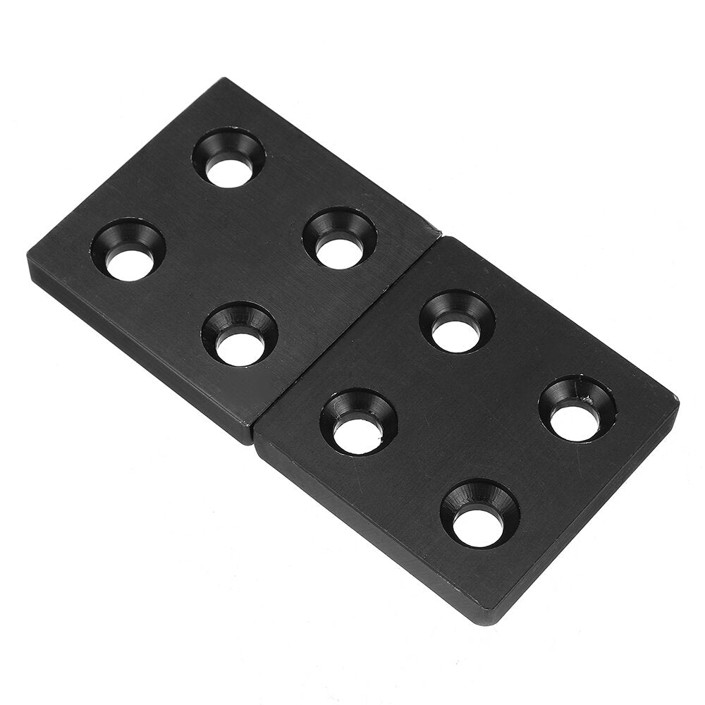 2Pcs 4040 Aluminum Profile End Cap Cover Plate Single/Double Holes 40*40 Double Slot Metal Cover For Aluminum Profiles