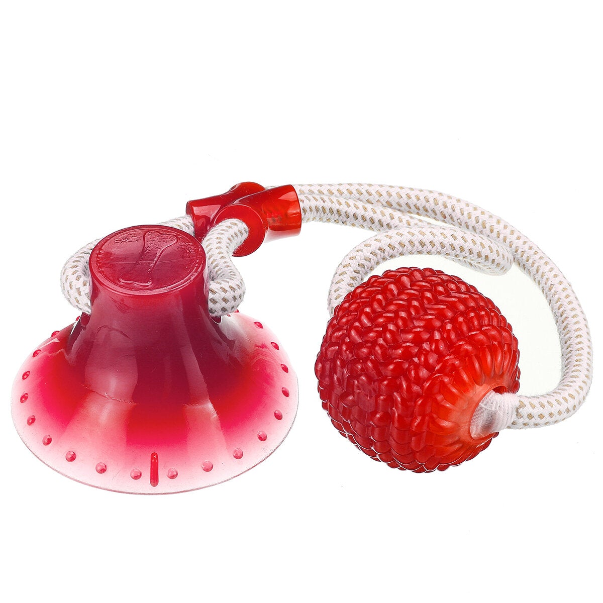 Multi-function Pet Molar Bite Toy with Suction Cup Pet Supplies Rubber Ball Pet Toys