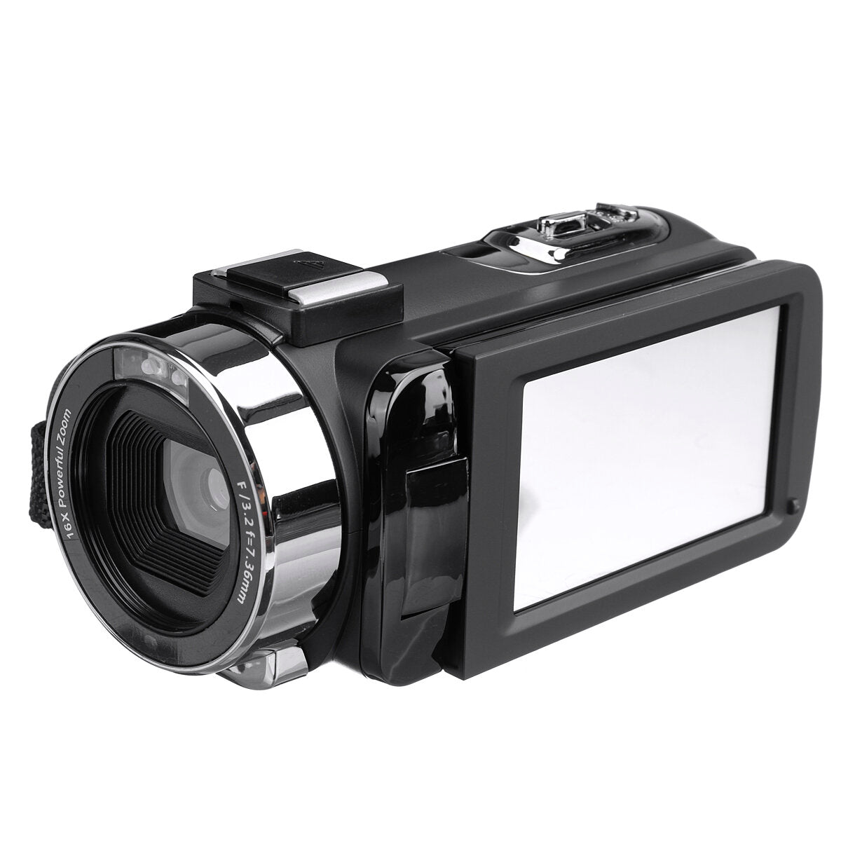 Ultra HD 4K 18X 30MP 18X Zoom 3 inch LCD Digital Camcorder Video DV Camera 270 Rotation for Vlogging Youtube Video Recording