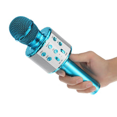 Wireless Microphone 2*13W Stereo DSP Noise Reduction bluetooth Speaker 2600mAh TF Card Luminous Karaoke Mic Recorder for K Songs KTV
