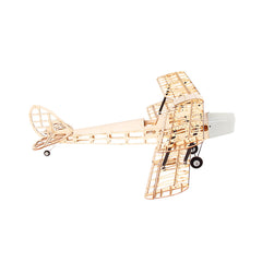 1020mm Wingspan Balsa Wood Biplane Trainer RC Airplane KIT