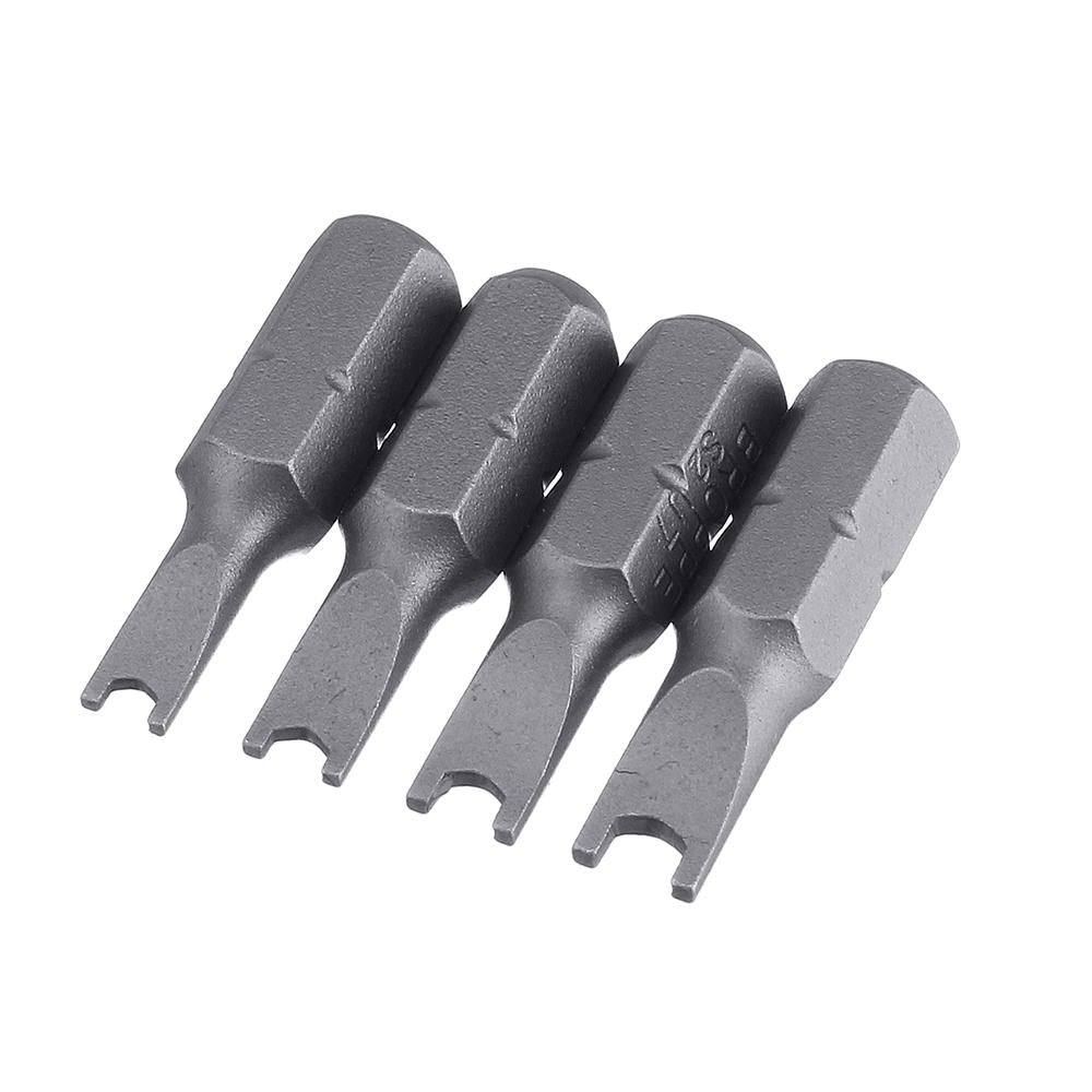 44Pcs S2 Screwdriver Bit Set Phillips Slotted Torx Hex Screwdriver Bits with Extension Rod 1/4 Inch Hex Shank