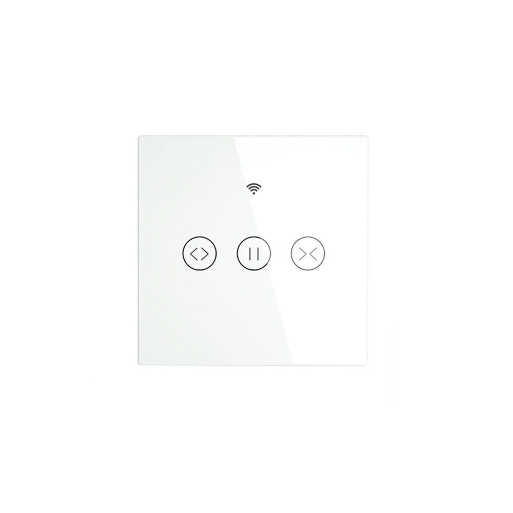 WiFi Smart Touch Curtain Blinds Roller Shutter Switch With RF Remote Controller Tuya App Remote Control Work with Alexa Google Home