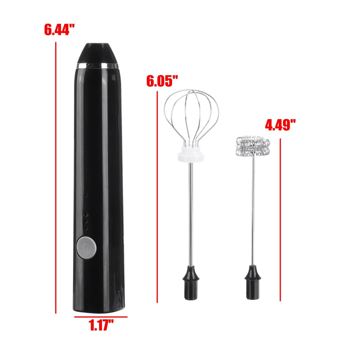 3 Speed USB ElectricCoffee Egg Mixer Shaker Whisk Tool Coffee Frother Egg Beater