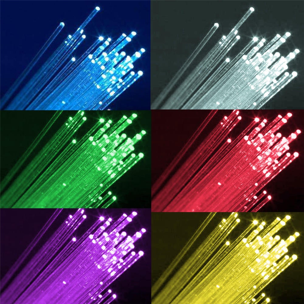 0.75mm/1mm/1.5mm/2mm PMMA End Glow Fiber Optic Cable For Star Ceiling Light Kit