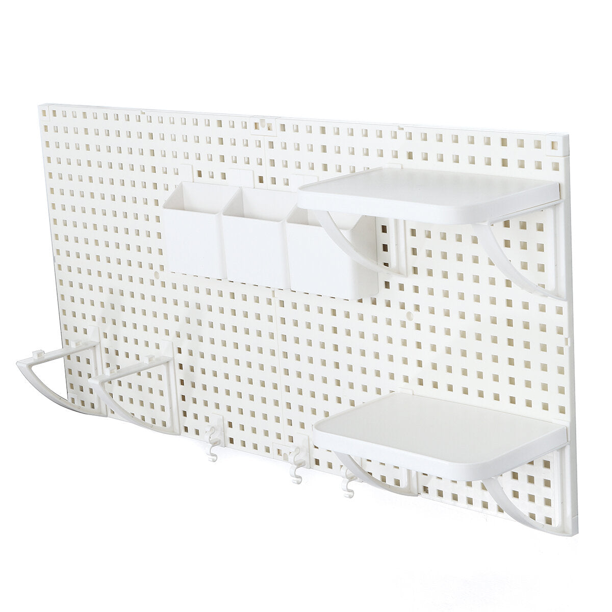 Display Wall Mount Storage Pegboard Organizer Shelf Holder For Vacuum Cleaner