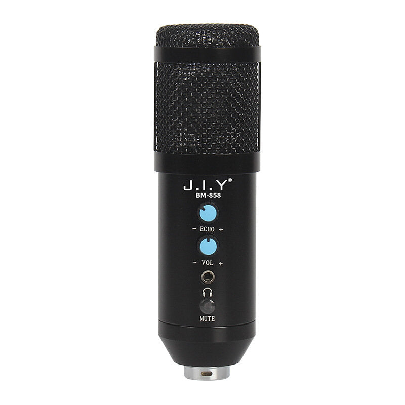 USB Condenser Microphone HIFI Noise Reduction Reverberation Volume Adjustable Recording Studio Wired for Computer Broadcasting YouTube Gaming Meeting