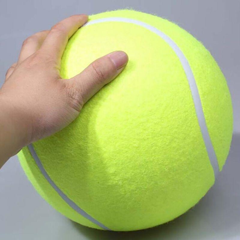 Tennis Ball Dog Toy Chewing Sport Outdoor Game Throw Run Fetch 24CM