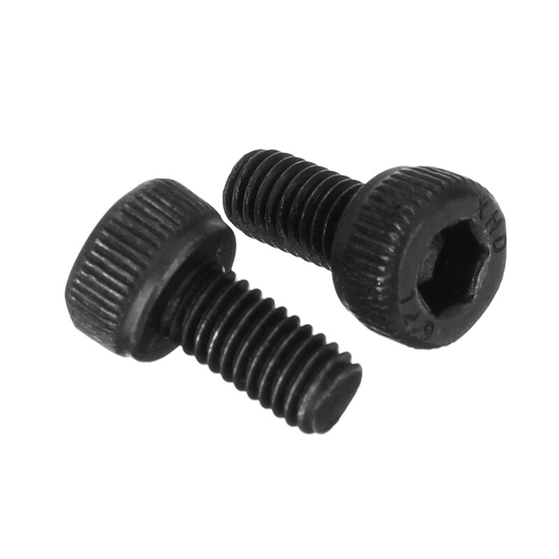 M3CH9 50Pcs M3 Carbon Steel Hexagon Socket Cap Head Screws Bolts 4-20mm Optional Length