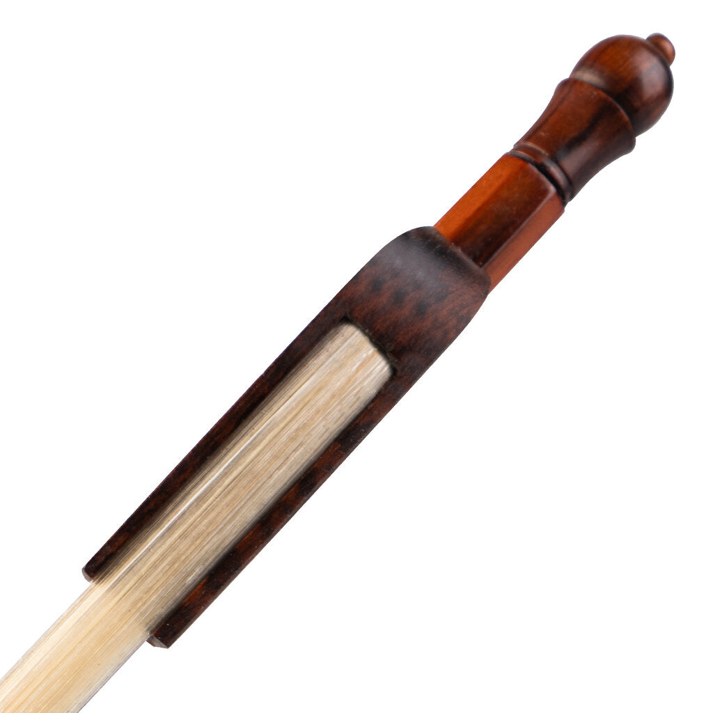 Professional Violin/Fiddle Bow 4/4 Snakewood Bow Baroque Style Snakewood Frog White Mongolia Horsehair Well Balance