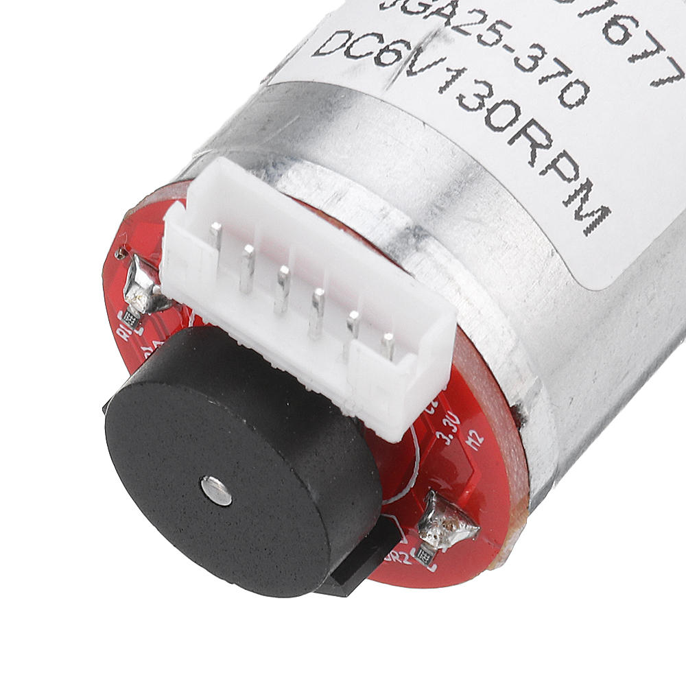 DC 6V Micro Gear Reduction Motor with Encoder Speed Dial Reducer