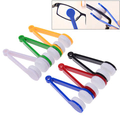 1pc~5PCS Glasses Cleaner Brush Microfiber Clean Brush Mini Sun Glasses Eyeglass Cleaner Brush Cleaning Spectacles Tool