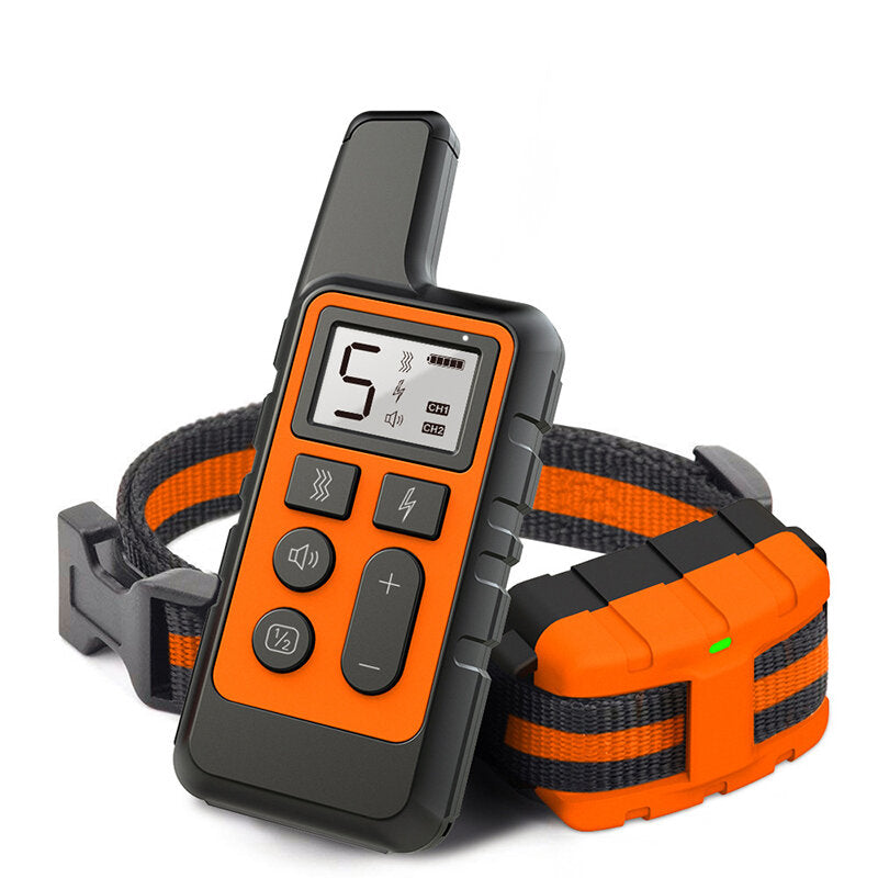Waterproof Electric Dog Shock Training Collar Remote Control 500M Pet Supplies