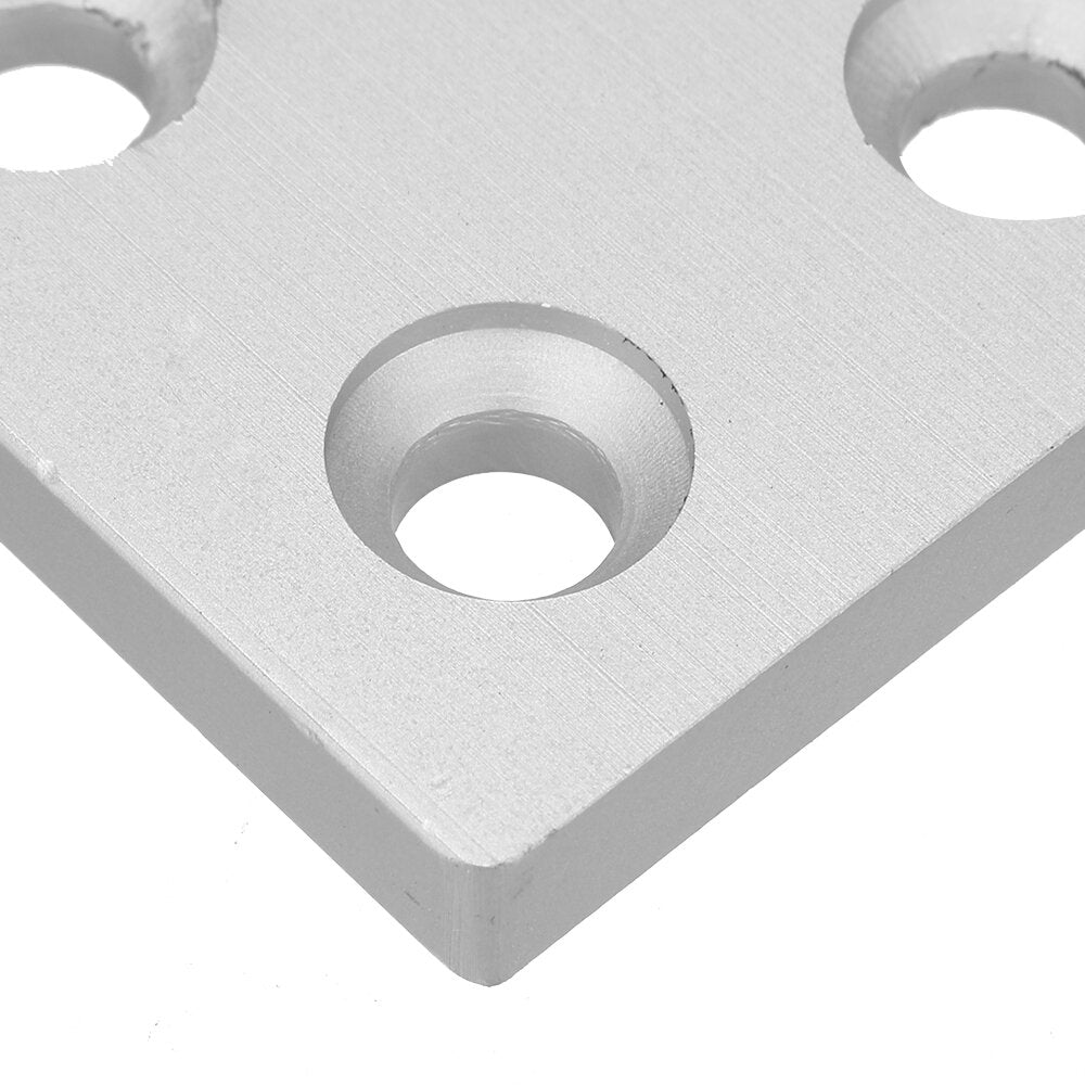 2Pcs 4040 Aluminum Profile End Cap Cover Plate Single/Double Holes 40*40 Double Slot Metal Cover For Aluminum Profiles