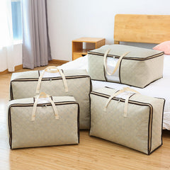 Non-Woven Quilts Storage Bag Moving Package Duffel Bag Moisture-Proof Clothing Bag