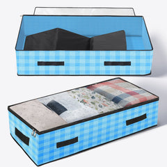 2PCS Bed Storage Bag Foldable 600D Oxford Cloth Large Capacity Waterproof Seam Resistant Clothes Storage Bag