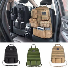 Universal Car Backseat Organizer: Multi-functional Storage Bag & Seat Cover