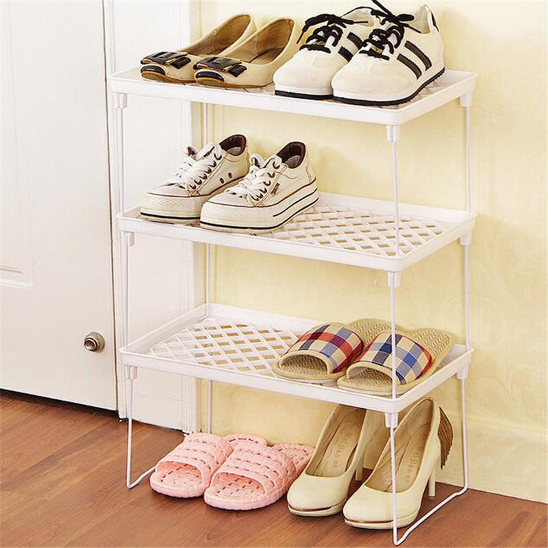 Foldable Racks Home Bathroom Kitchen Storage Rack Shelving Shelf Holders Organizer